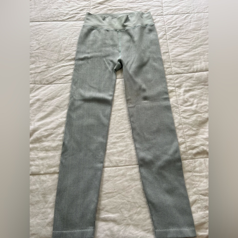 Calvin Klein Active Tight Activewear Leggings Aqua Blue Women's